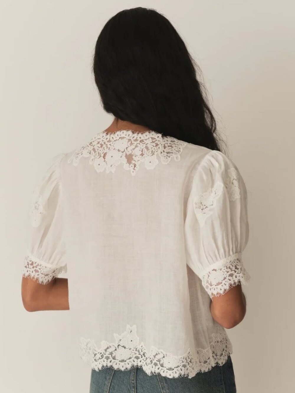 Doen Idella Top White sz XS - Picture 3 of 5
